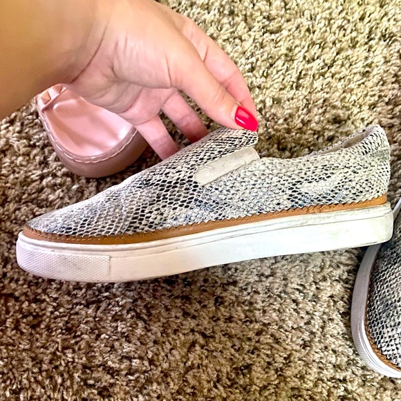 Snakeprint Slip On Sneakers - Picture 3 of 3